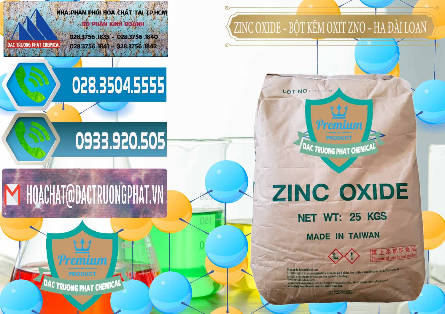 Chuyên bán và cung cấp Zinc Oxide - Bột Kẽm Oxit ZNO HA Đài Loan Taiwan - 0180 - Cty chuyên cung cấp _ nhập khẩu hóa chất tại TP.HCM - congtyhoachat.net