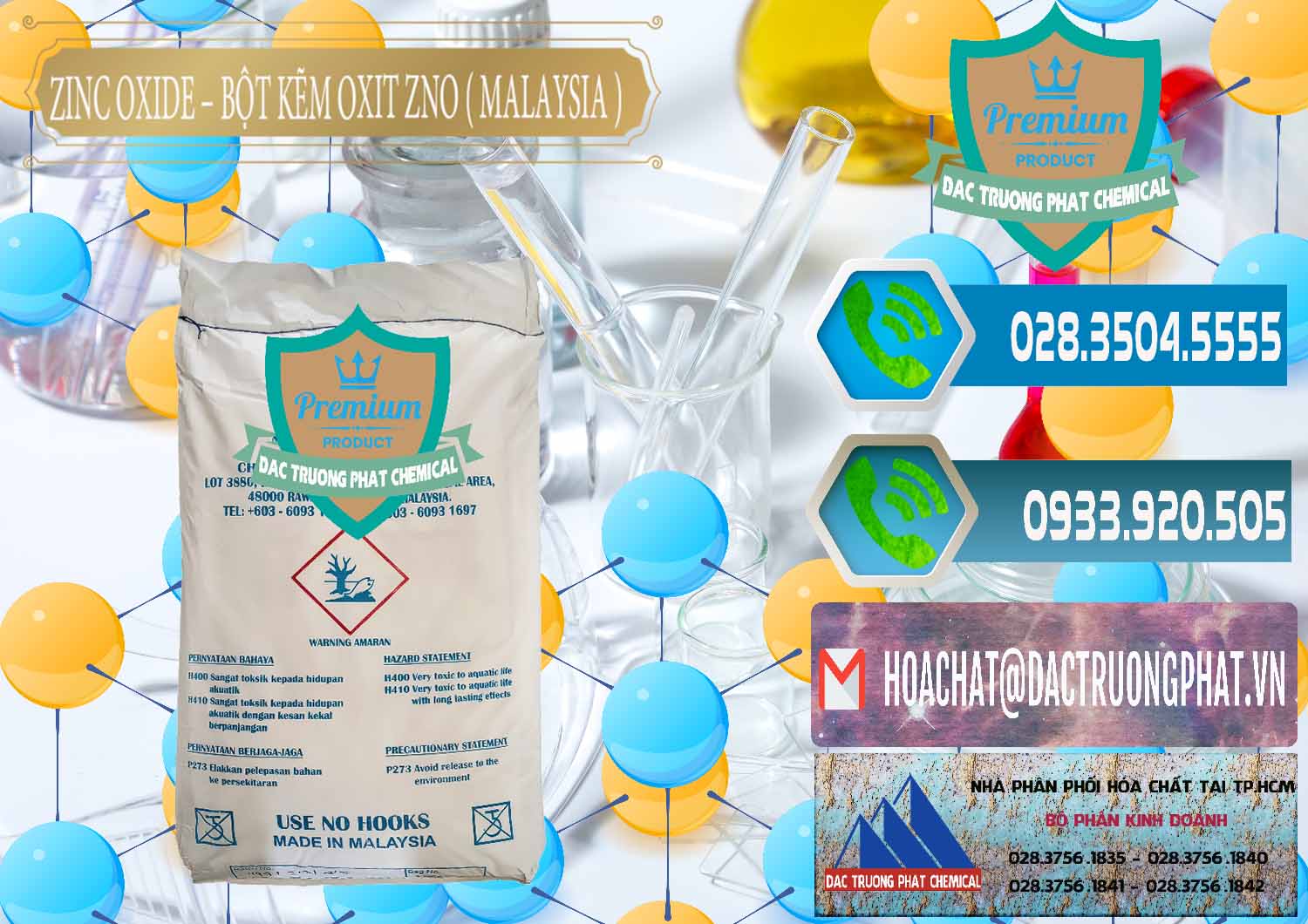 Bán _ cung ứng Zinc Oxide - Bột Kẽm Oxit ZNO Malaysia - 0179 - Công ty chuyên cung cấp & kinh doanh hóa chất tại TP.HCM - congtyhoachat.net