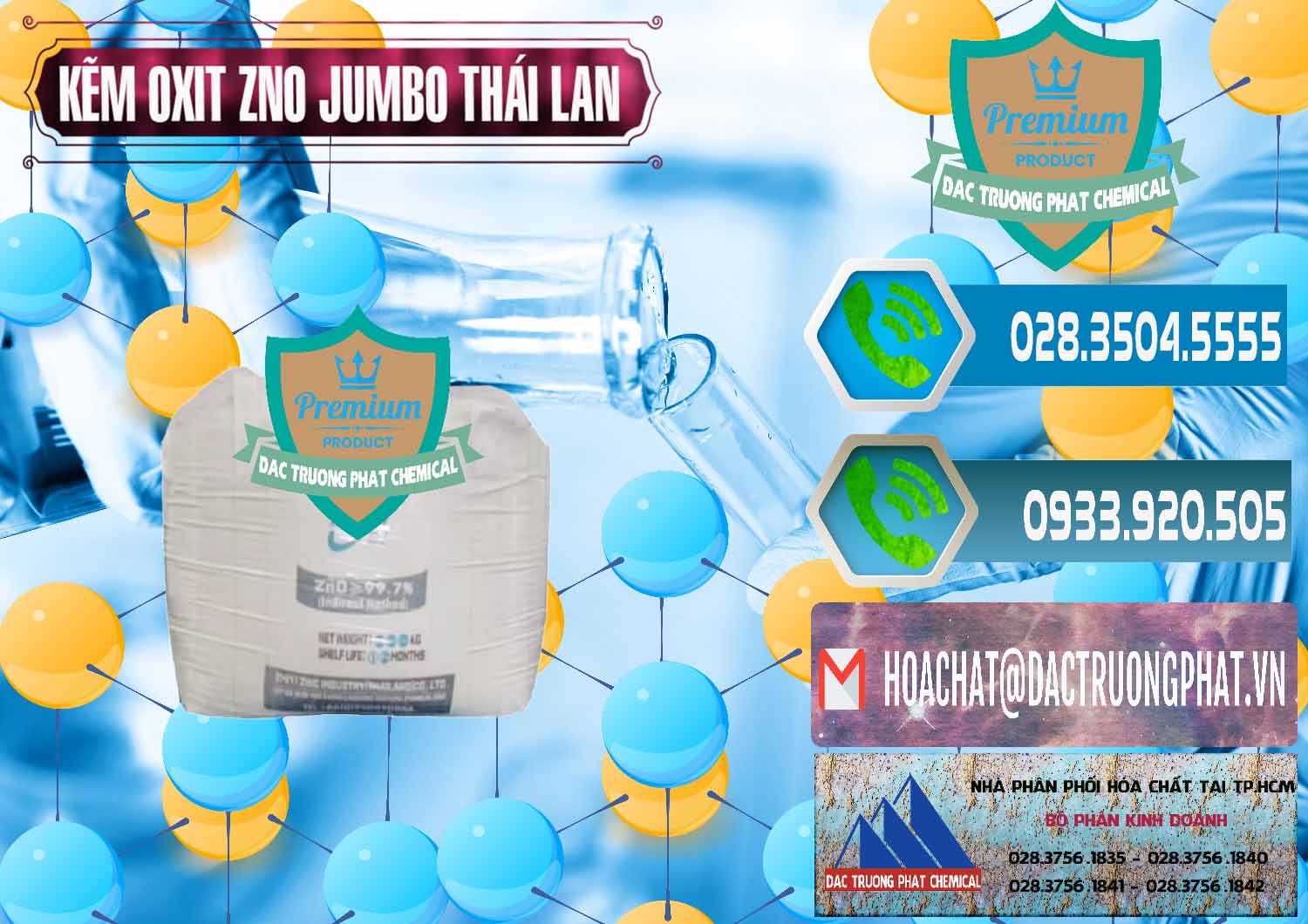 Chuyên bán & cung ứng Zinc Oxide - Bột Kẽm Oxit ZNO Jumbo Bành Thái Lan Thailand - 0370 - Đơn vị cung ứng ( phân phối ) hóa chất tại TP.HCM - congtyhoachat.net