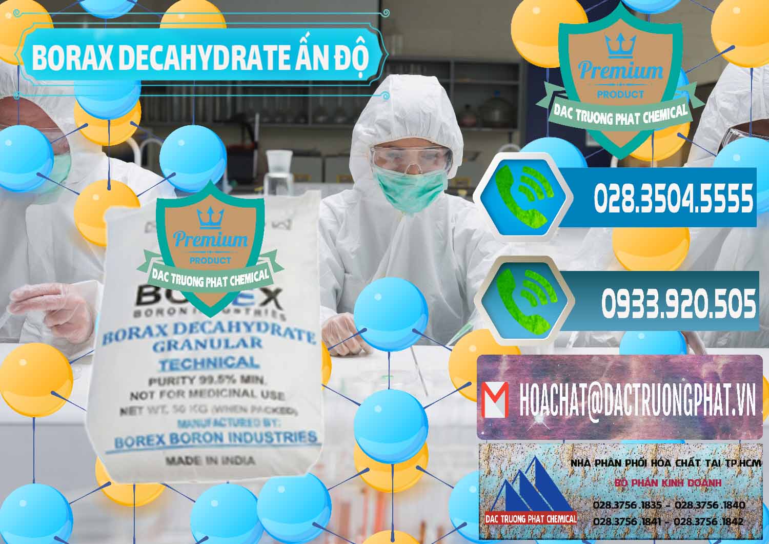 Chuyên bán - cung cấp Borax Decahydrate Ấn Độ India - 0449 - Công ty phân phối - bán hóa chất tại TP.HCM - congtyhoachat.net