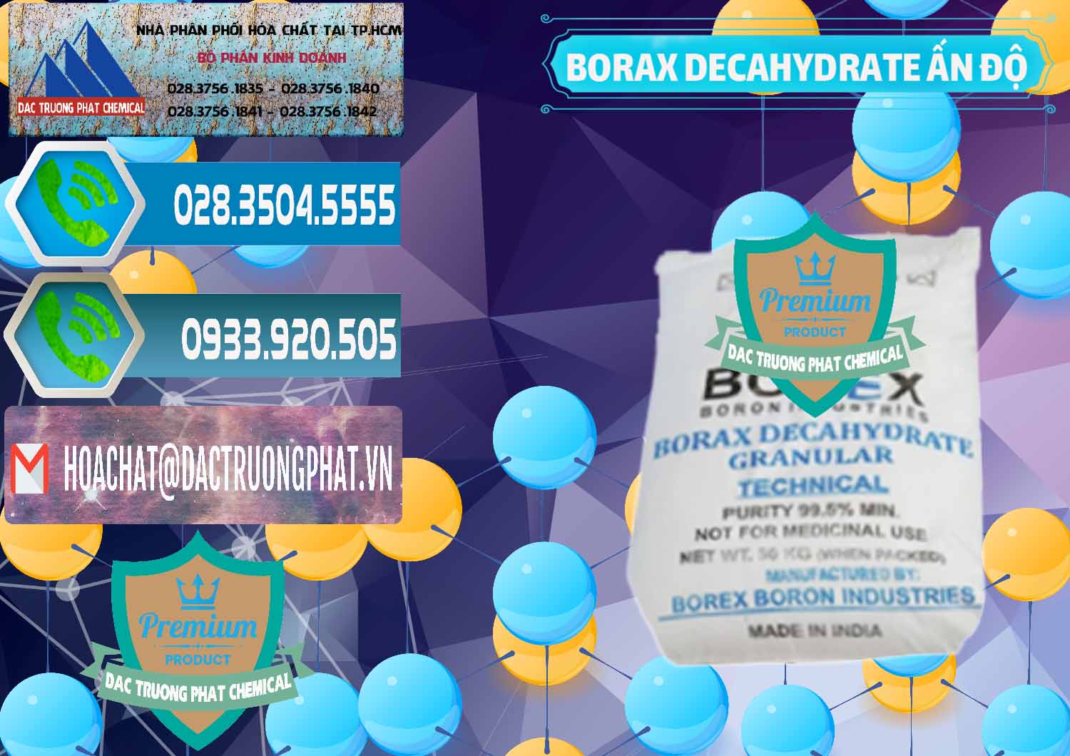 Nơi chuyên kinh doanh ( bán ) Borax Decahydrate Ấn Độ India - 0449 - Đơn vị chuyên cung ứng - phân phối hóa chất tại TP.HCM - congtyhoachat.net