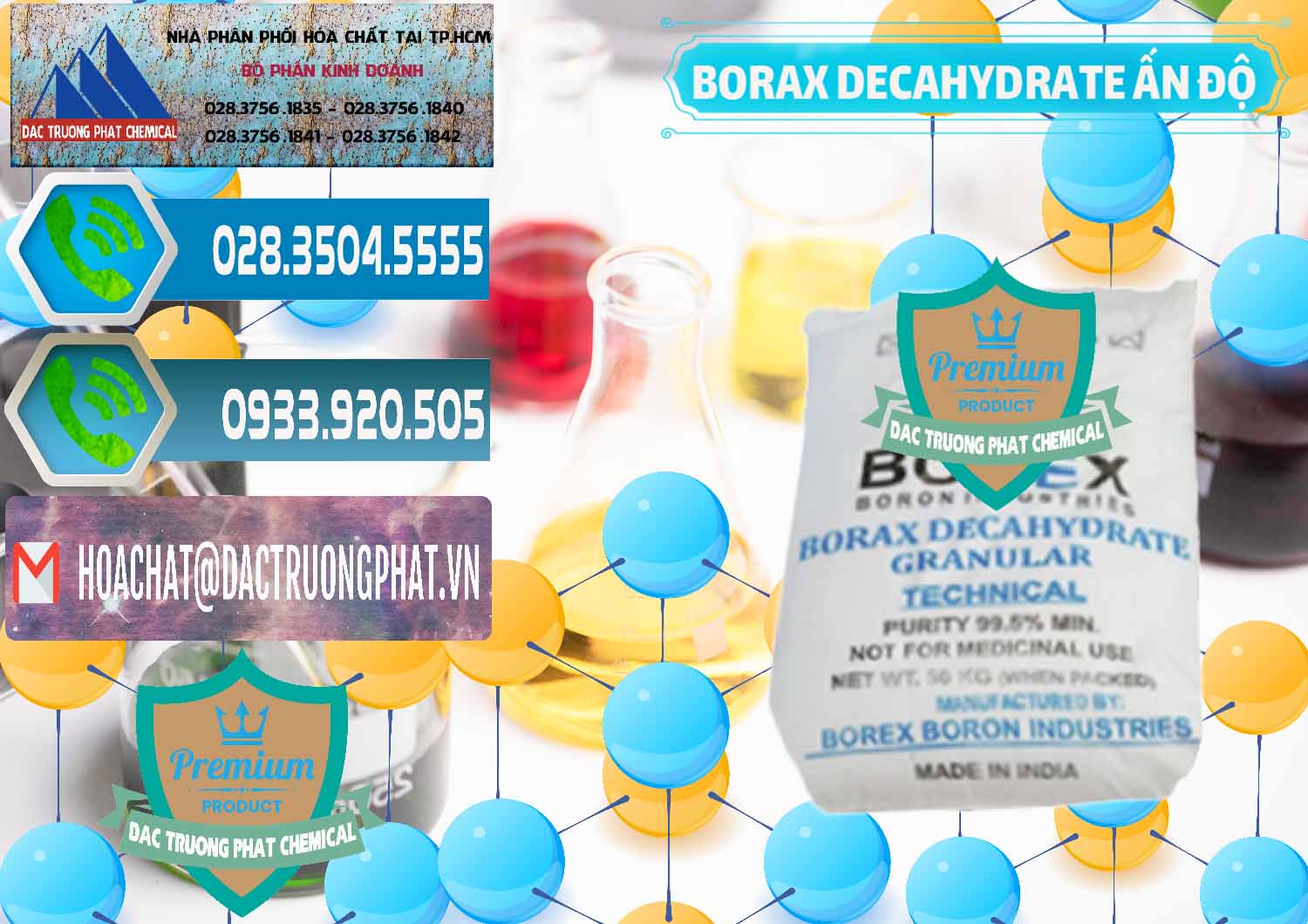 Nơi chuyên cung cấp _ bán Borax Decahydrate Ấn Độ India - 0449 - Nơi chuyên nhập khẩu _ phân phối hóa chất tại TP.HCM - congtyhoachat.net
