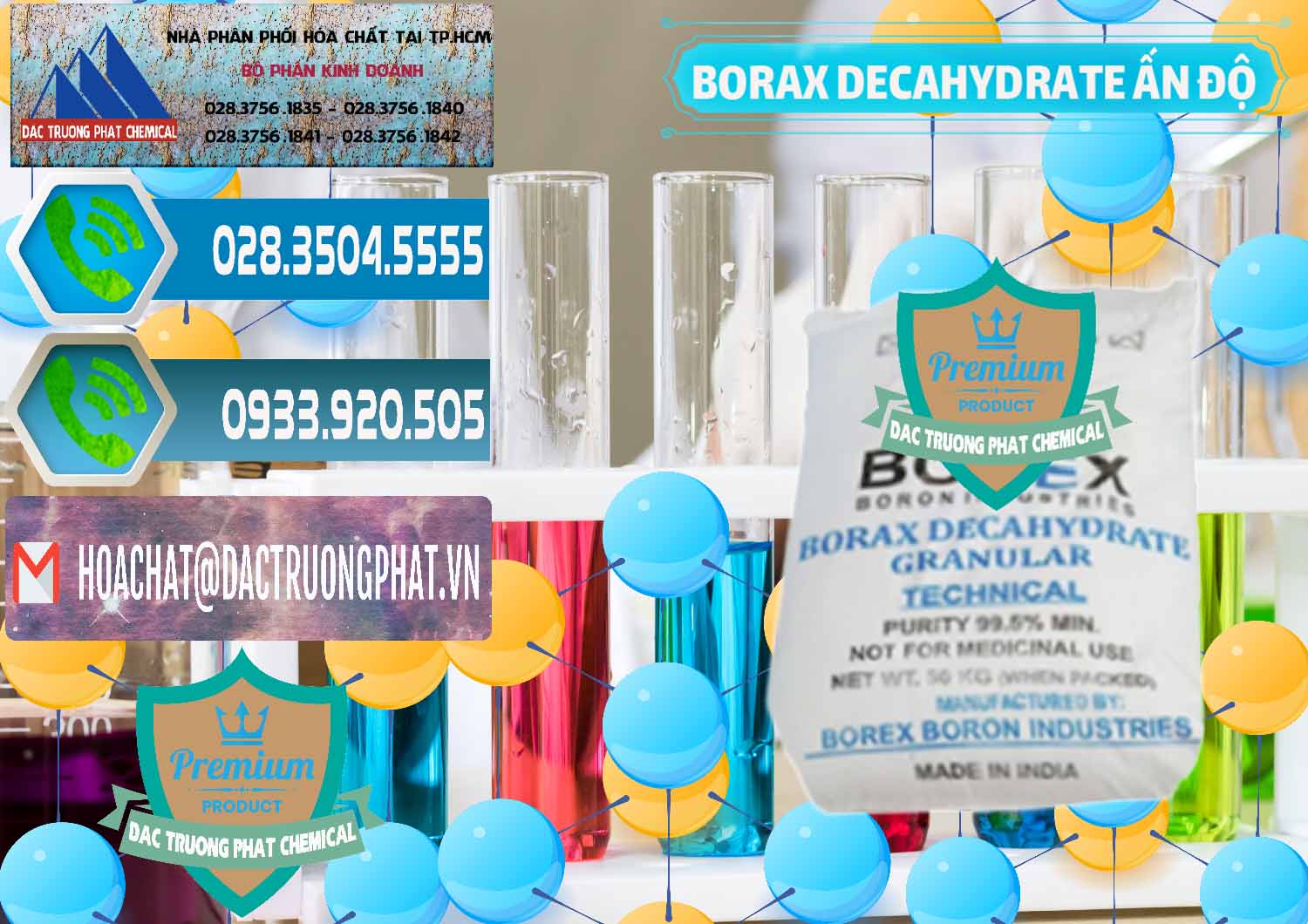 Công ty nhập khẩu & bán Borax Decahydrate Ấn Độ India - 0449 - Nơi chuyên phân phối - cung ứng hóa chất tại TP.HCM - congtyhoachat.net