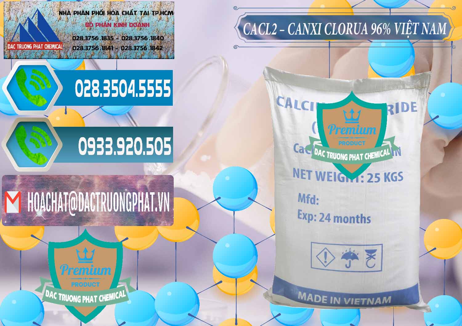 Nơi cung cấp ( kinh doanh ) CaCl2 – Canxi Clorua 96% Việt Nam - 0236 - Cung cấp ( kinh doanh ) hóa chất tại TP.HCM - congtyhoachat.net