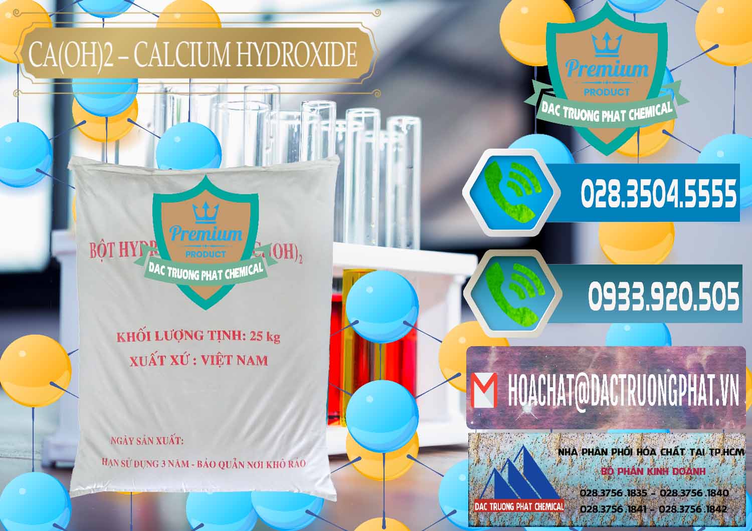 Đơn vị bán và cung cấp Ca(OH)2 - Calcium Hydroxide Việt Nam - 0186 - Công ty cung cấp _ kinh doanh hóa chất tại TP.HCM - congtyhoachat.net