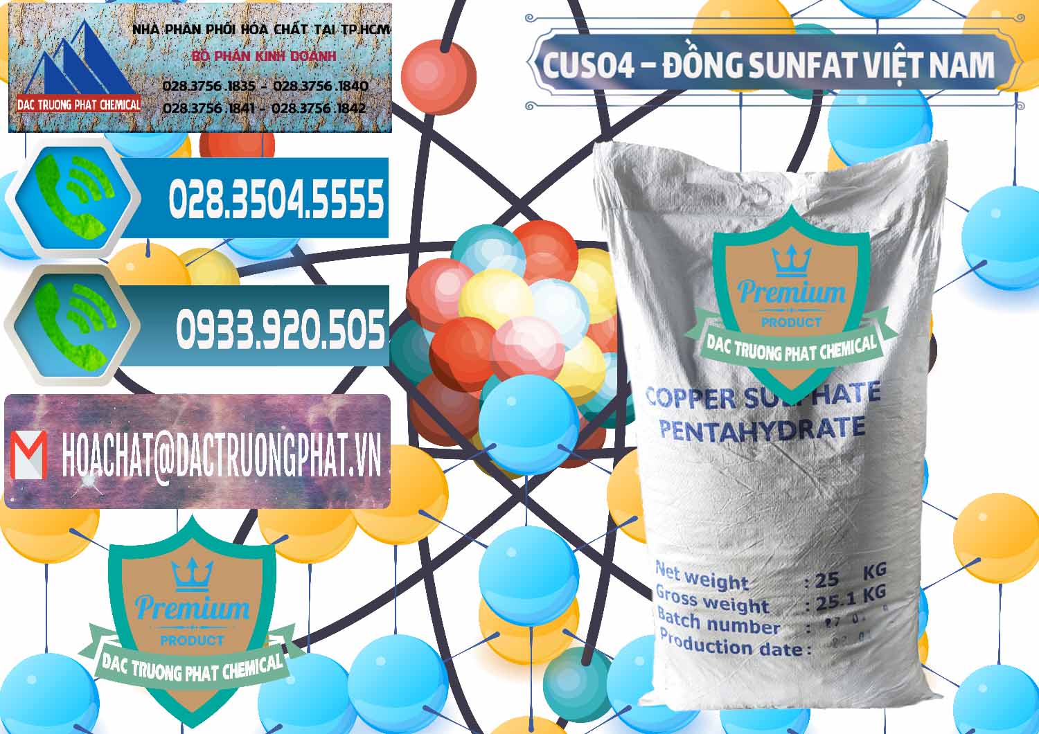 Đơn vị chuyên cung ứng ( bán ) CuSO4 – Đồng Sunfat Dạng Bột Việt Nam - 0196 - Cty cung ứng - phân phối hóa chất tại TP.HCM - congtyhoachat.net