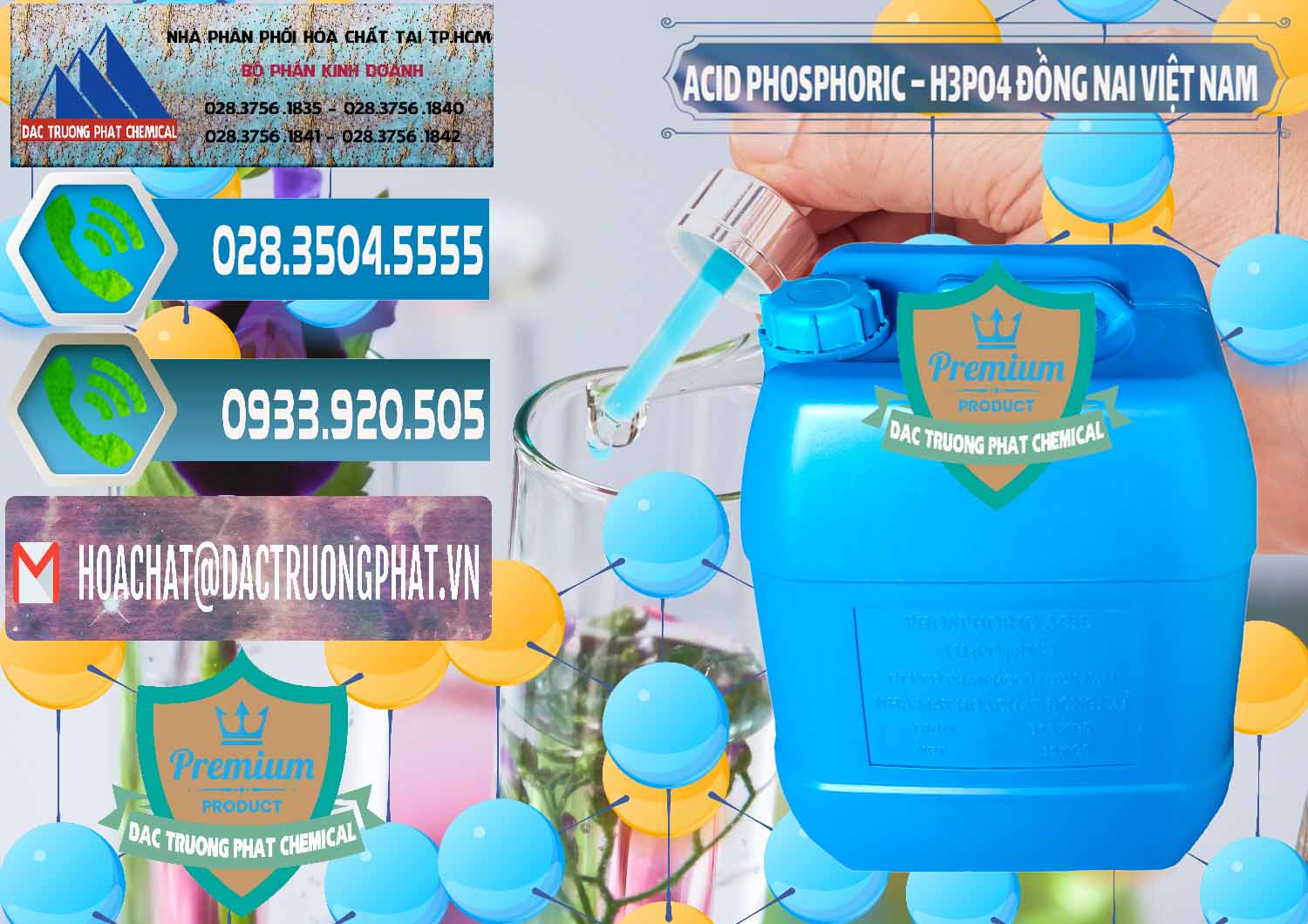 Cty chuyên phân phối - kinh doanh Acid Phosphoric – Axit Phosphoric 85% Đồng Nai Việt Nam - 0183 - Cty phân phối - bán hóa chất tại TP.HCM - congtyhoachat.net