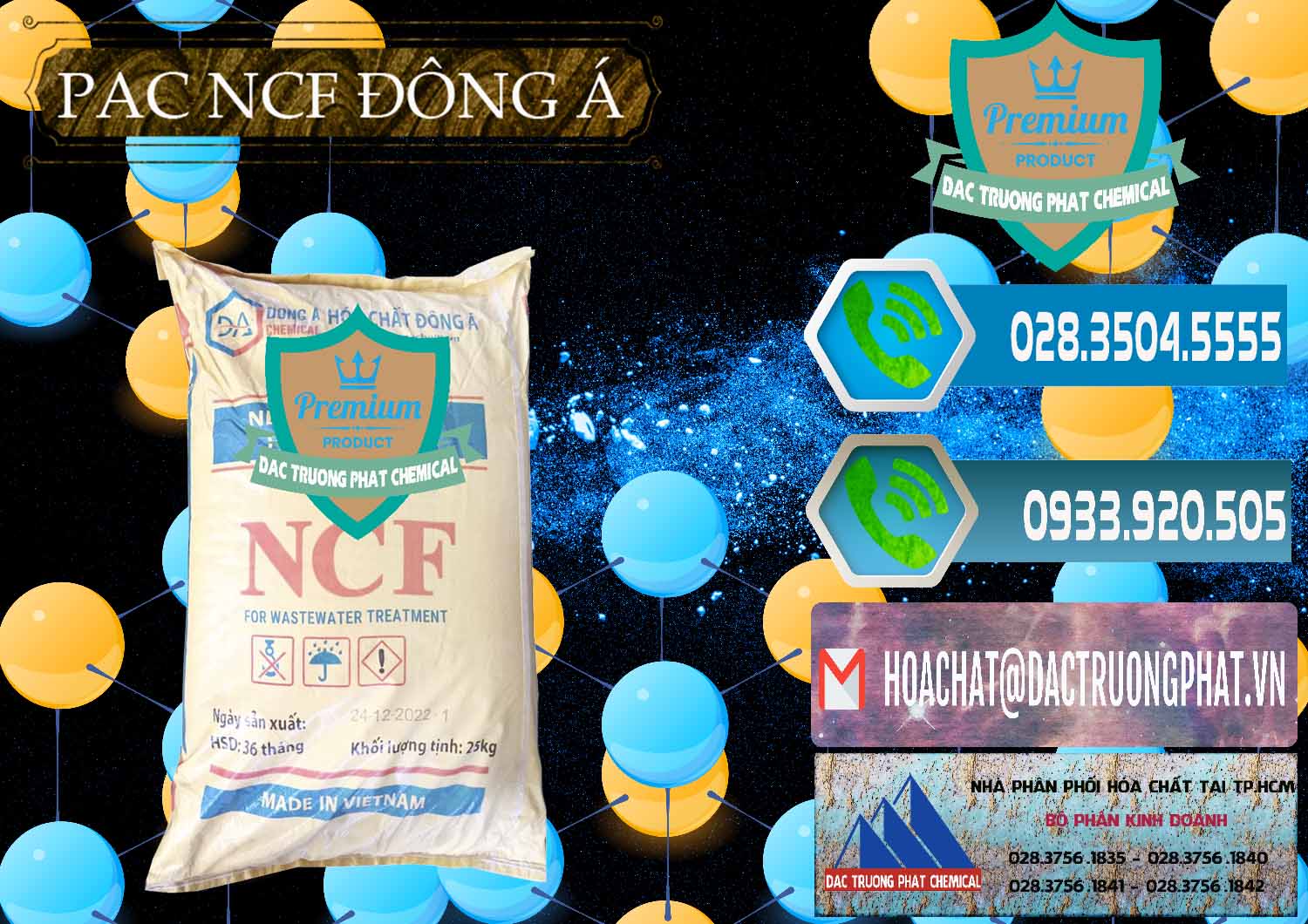 Chuyên bán _ cung ứng PAC - Polyaluminium Chloride Đông Á Việt Nam - 0408 - Nơi chuyên cung ứng - phân phối hóa chất tại TP.HCM - congtyhoachat.net