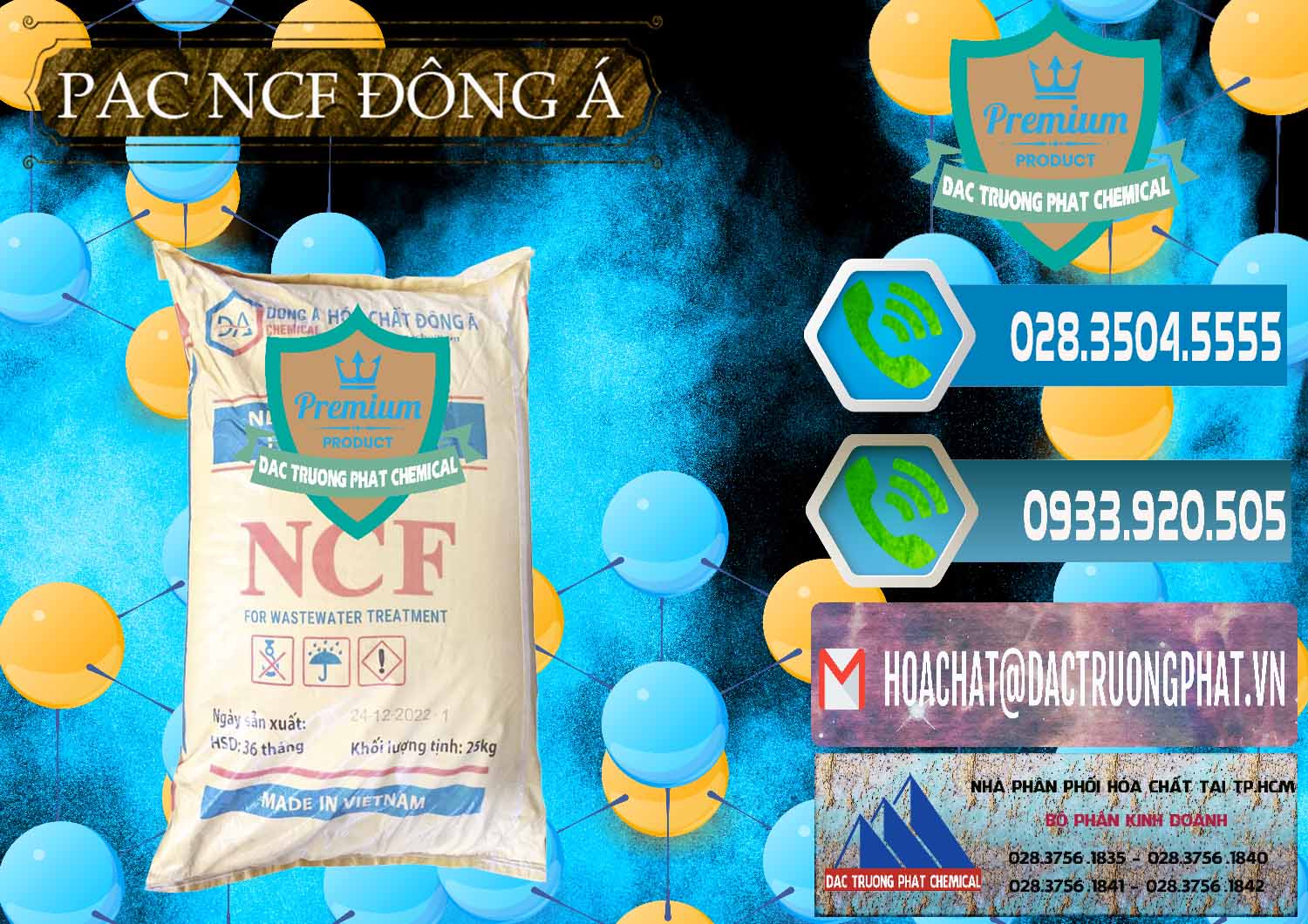 Công ty chuyên kinh doanh và phân phối PAC - Polyaluminium Chloride Đông Á Việt Nam - 0408 - Đơn vị chuyên cung cấp ( bán ) hóa chất tại TP.HCM - congtyhoachat.net