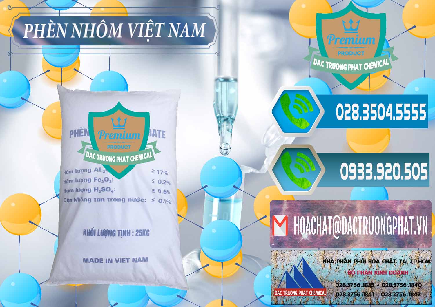 Đơn vị chuyên cung ứng và phân phối Phèn Nhôm - Al2(SO4)3 17% Việt Nam - 0465 - Cty kinh doanh ( cung cấp ) hóa chất tại TP.HCM - congtyhoachat.net