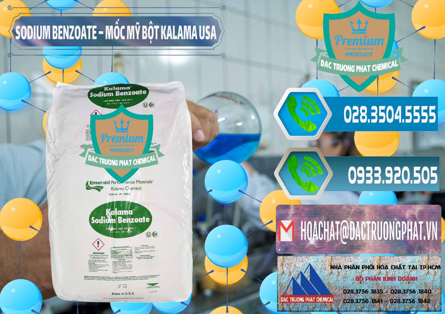 Chuyên phân phối - bán Sodium Benzoate - Mốc Bột Kalama Food Grade Mỹ Usa - 0136 - Chuyên phân phối - kinh doanh hóa chất tại TP.HCM - congtyhoachat.net